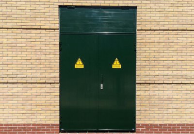 JAZO DOOR OS EXP LIAND - Double door with explosion hatch