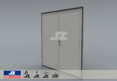 JAZO DUO-FP RC3 - Burglar-Resistant Panel Door